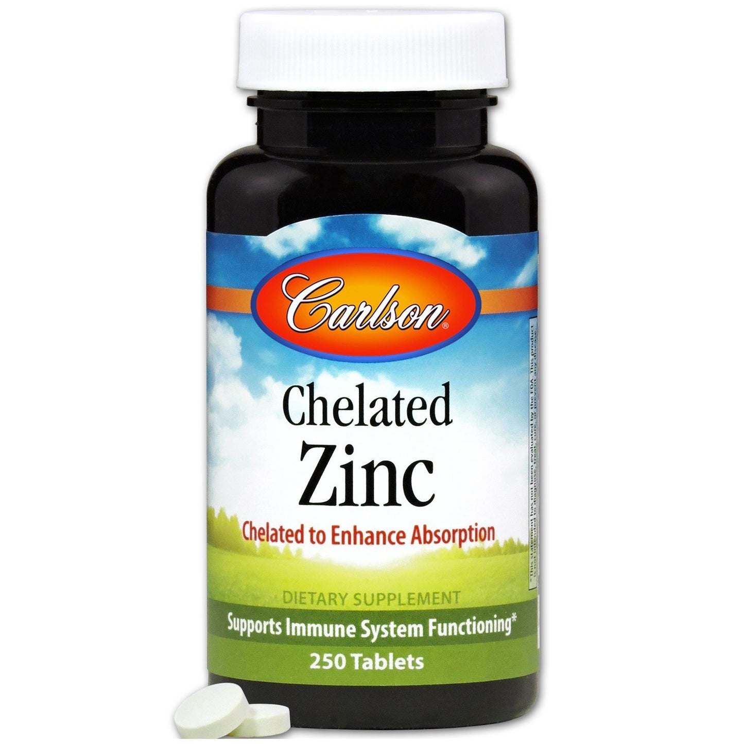 Chelated Zinc - 250 Tablets
