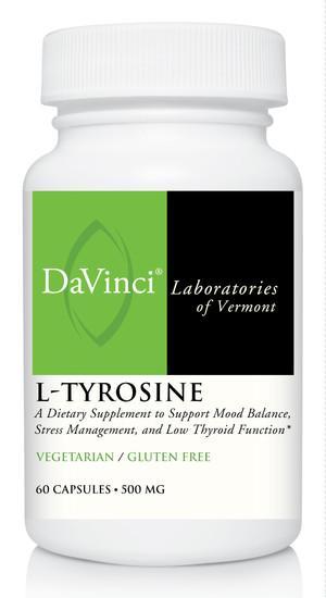 L-Tyrosine 500 mg - 60 Vegetarian Capsules