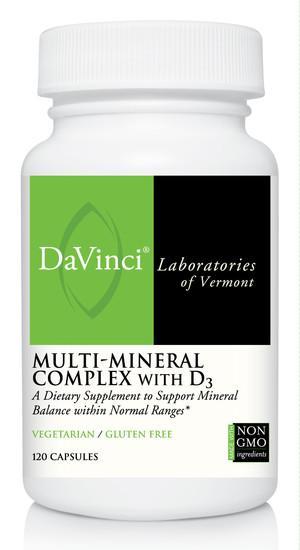 Multi-Mineral Complex with D3 - 120 Capsules