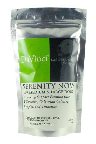 Serenity Now Medium/ Large Dogs - 60 Chewable Tablets