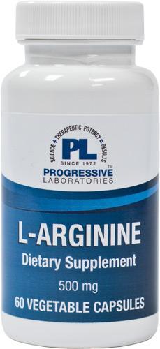 L-Arginine 500 mg - 60 Vegetarian Capsules