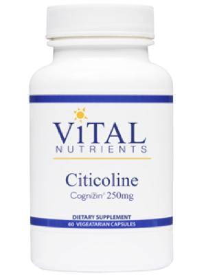 Citicoline Cognizin 250 mg - 60 Vegetarian Capsules