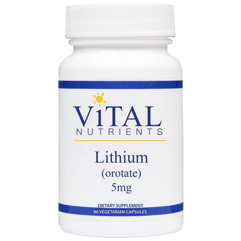 Lithium (orotate) 5 mg - 90 Capsules