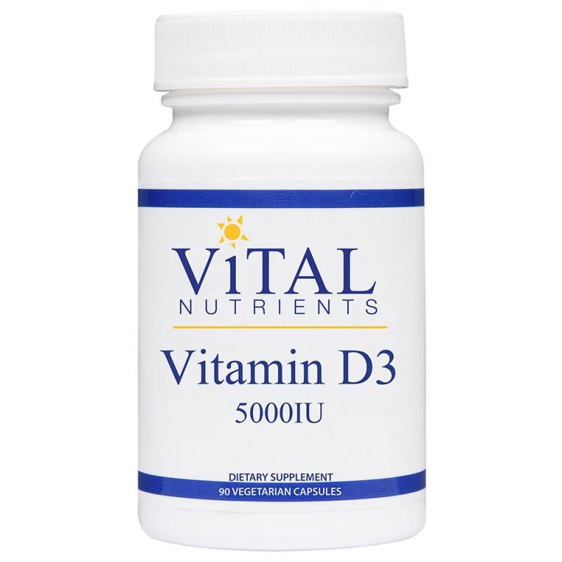 Vitamin D3 5000 IU - 90 Vegetarian Capsules
