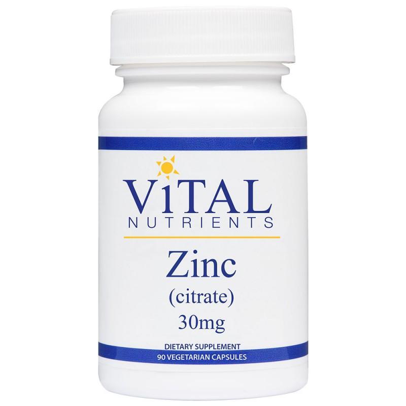 Zinc Citrate 30 mg - 90 Vegetarian Capsules