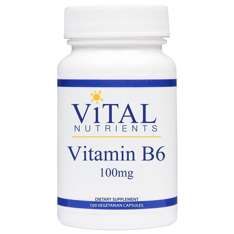 Vitamin B-6 100 mg - 100 Capsules