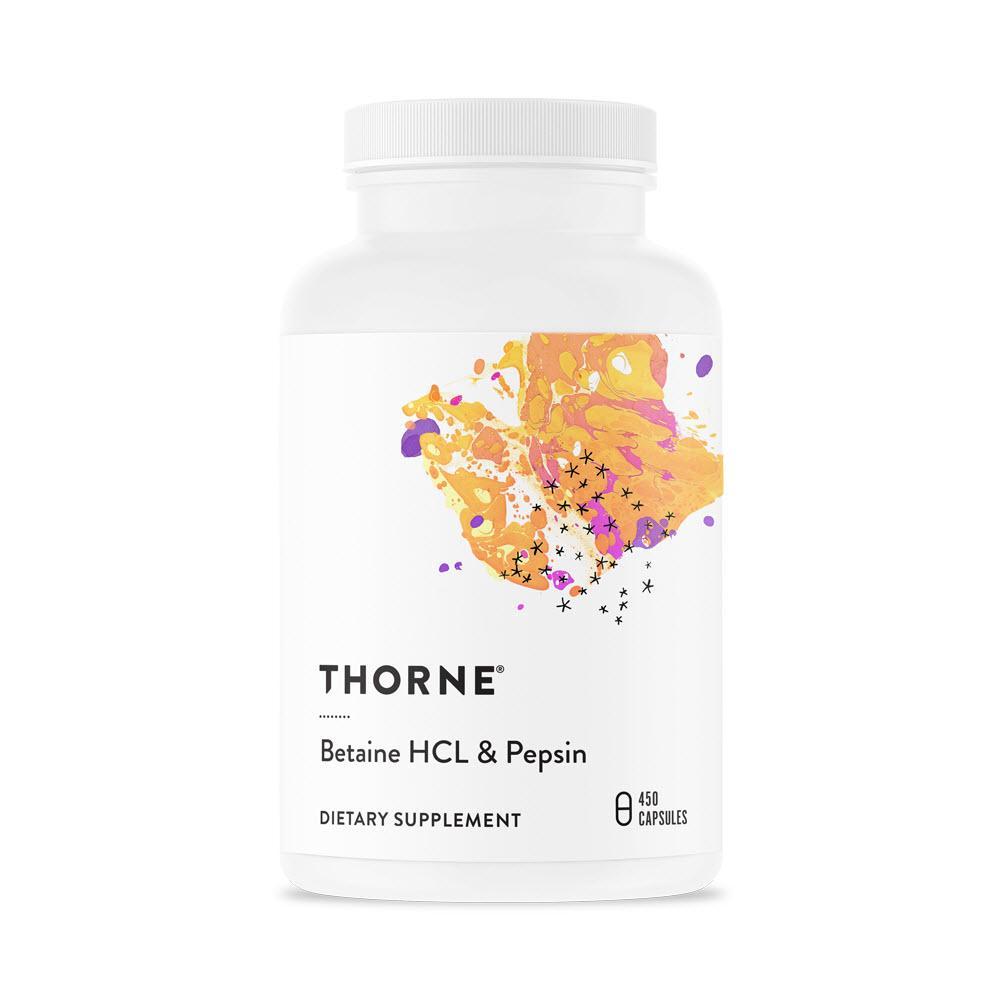 Betaine HCL & Pepsin - 450 Vegetarian Capsules