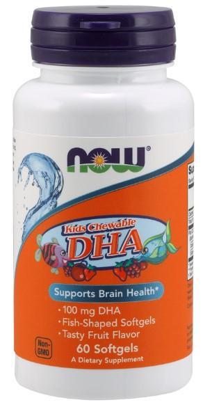 Kids Chewable DHA 100 mg - 60 Softgels