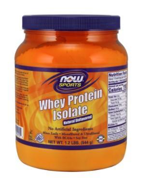 Whey Protein Isolate Unflavored - 1.2 lbs