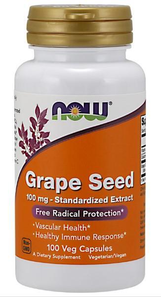 Grape Seed Extract 100 mg - 100 Vegetarian Capsules