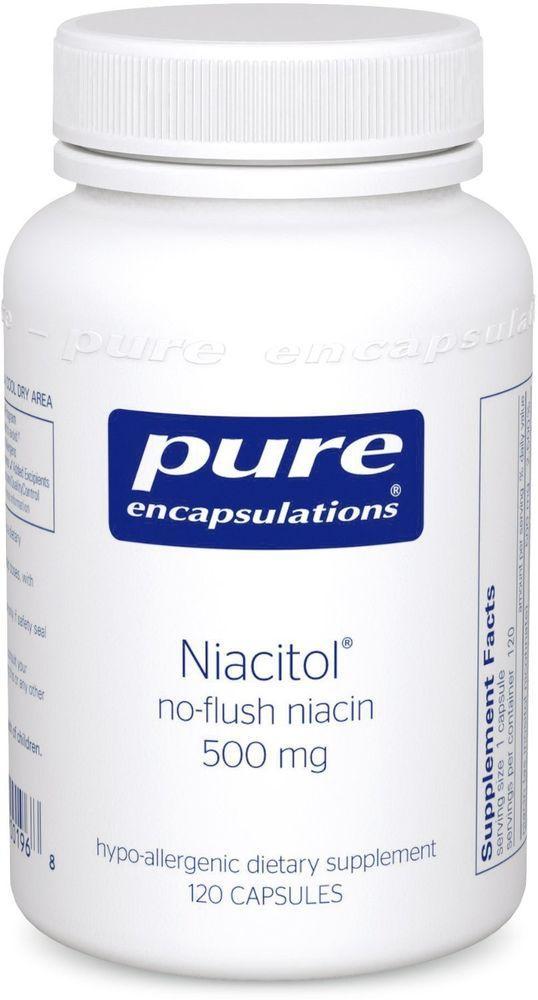 Niacitol 500 mg - 120 Vegetarian Capsules