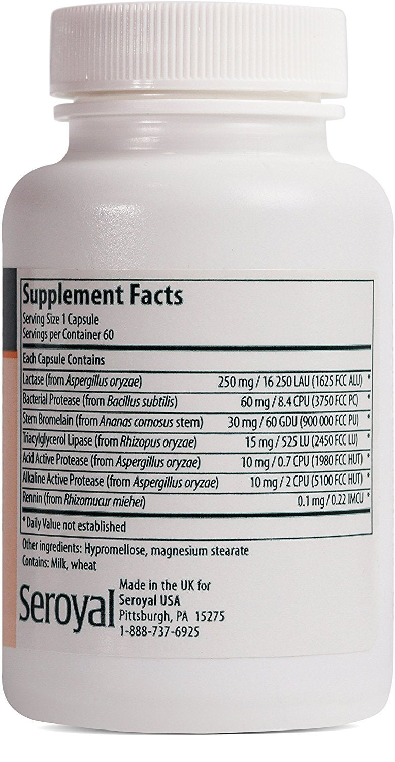 Digest Dairy Plus - 60 Vegetarian Capsules