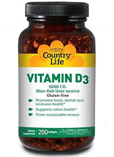 Vitamin D3 5000 IU - 200 Softgels