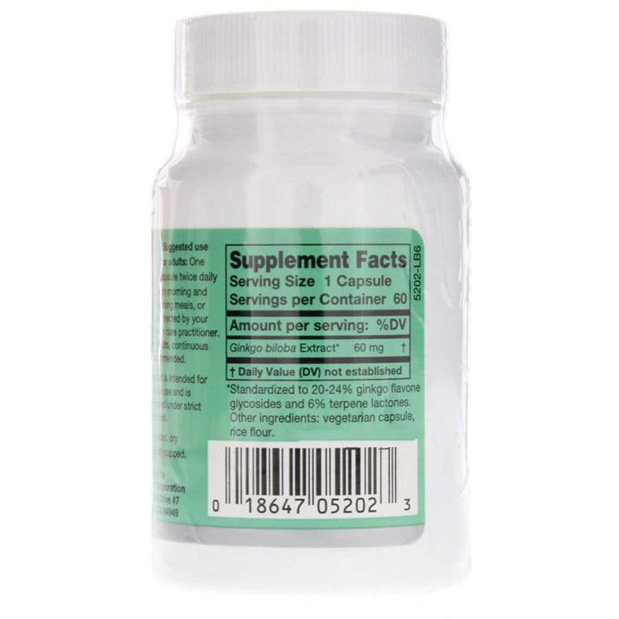 Ginkgo - 60 Vegetarian Capsules