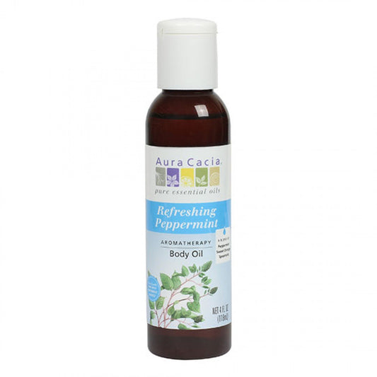 Refreshing Peppermint Body Oil - 4 oz