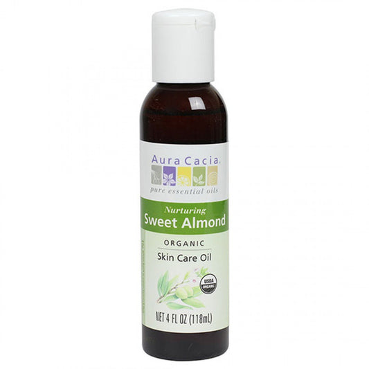 Sweet Almond Organic Skin Care Oil - 4 oz