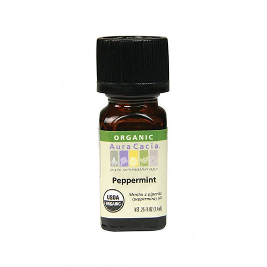 Peppermint Organic Essential Oil - .25 Oz