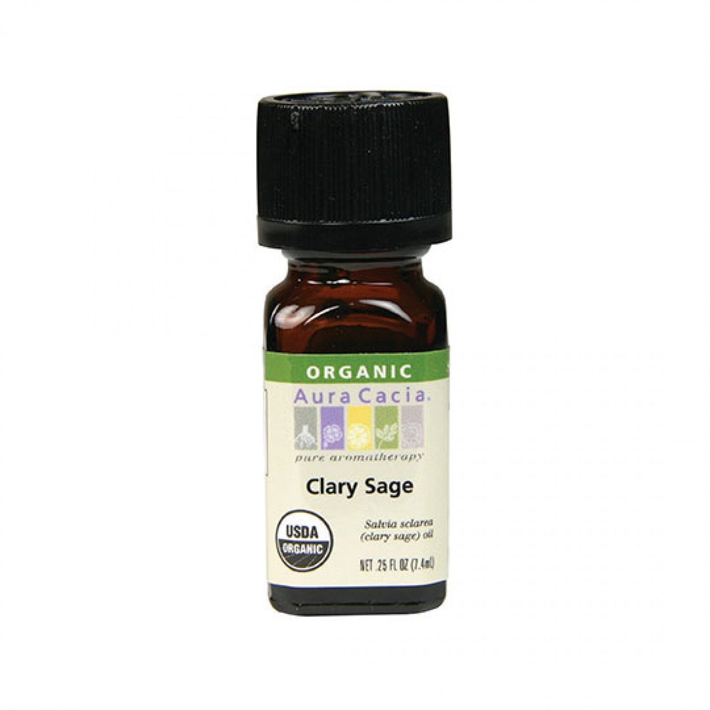 Clary Sage Organic Essential Oil -  .25 oz