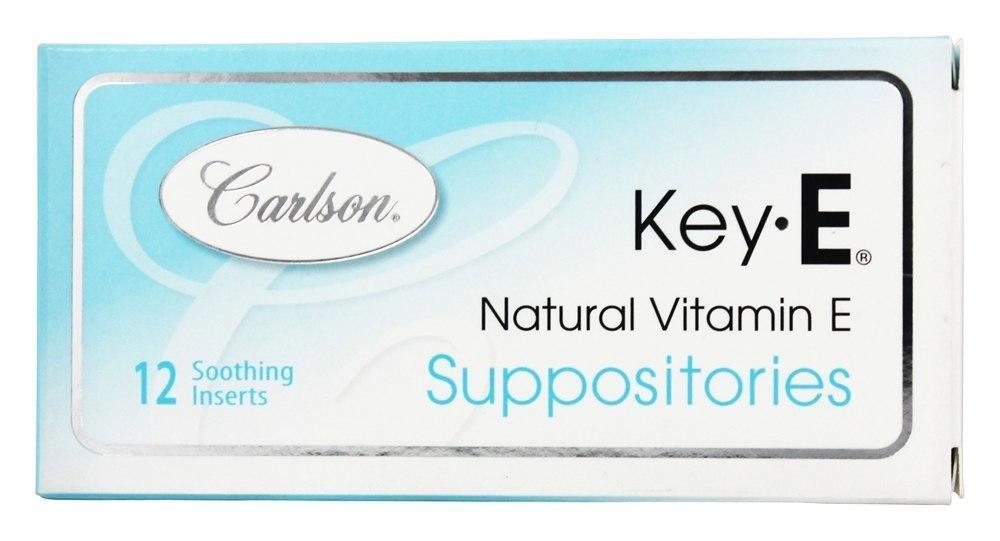 Vitamin E Suppositories - 12 Suppositories