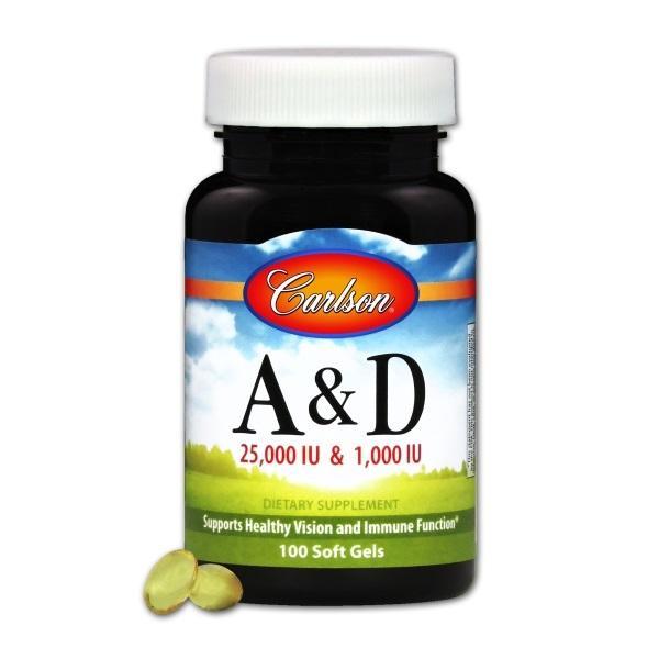 Vitamin A & D - 100 Softgels