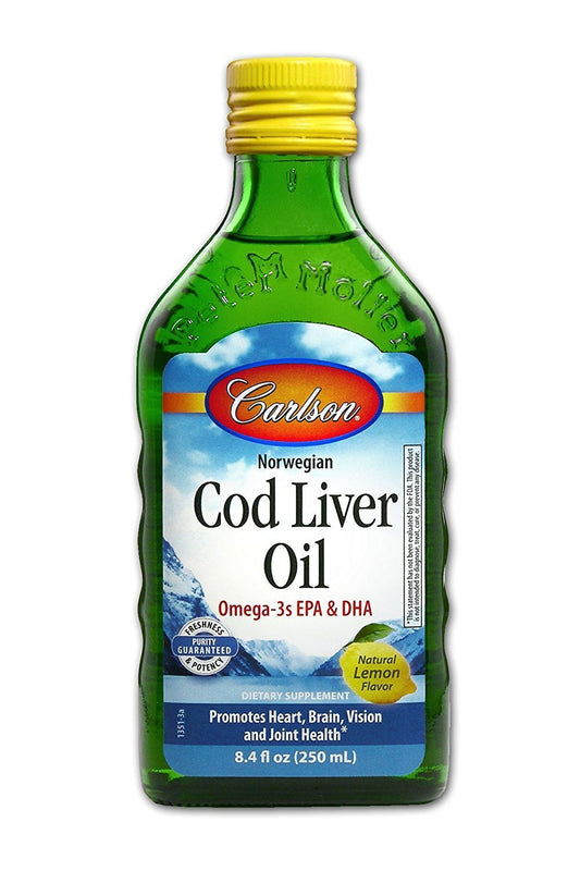 Carlson Kids Cod Liver Oil Lemon - 250 ml