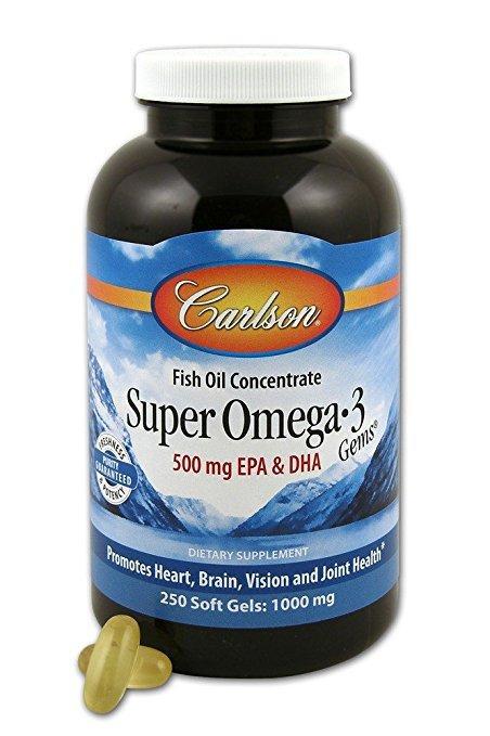 Super Omega-3 Gems 1000 mg - 250 Softgels