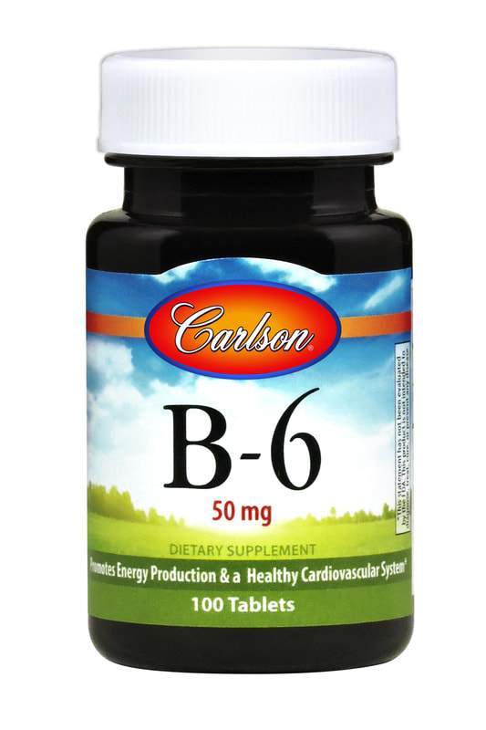 B-6 50 mg - 100 Tablets