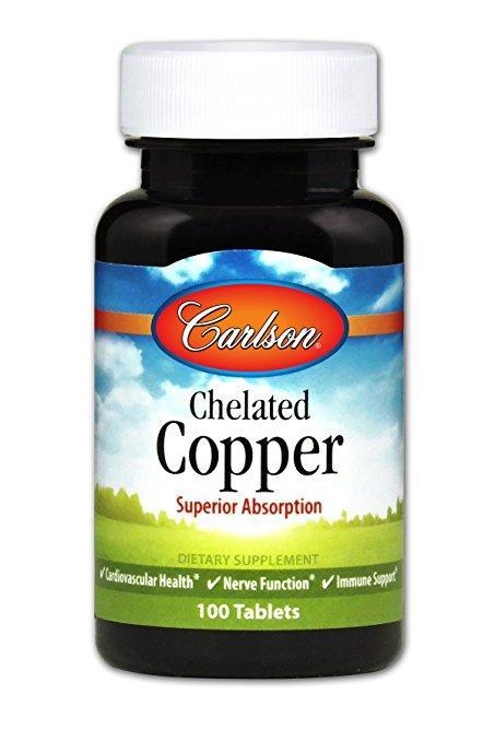 Chelated Copper 5 mg - 100 Tablets