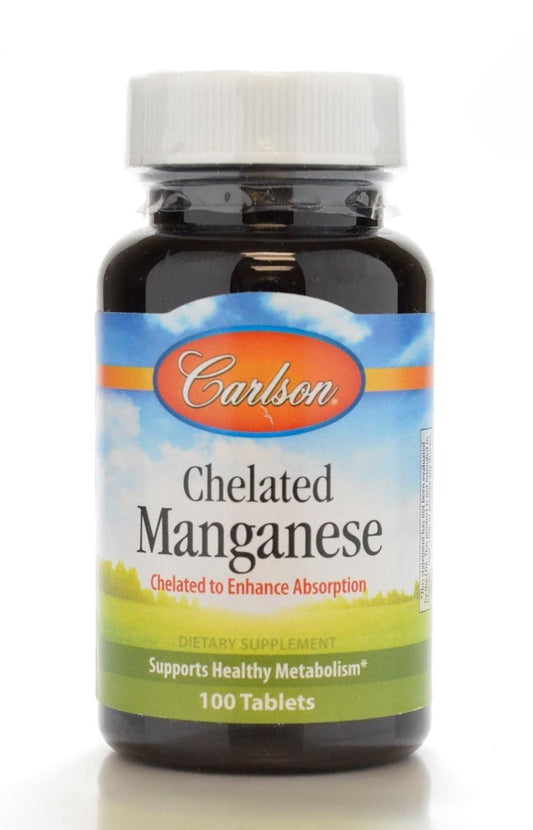 Chelated Manganese 20 mg - 100 Tablets