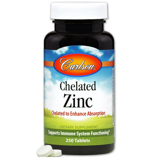 Chelated Zinc - 250 Tablets