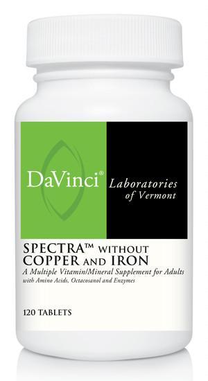 Spectra without Copper & Iron - 120 Tablets
