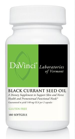 Black Currant Seed Oil - 180 Softgels
