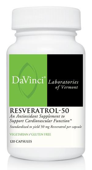 Resveratrol-50 - 120 Vegetarian Capsules