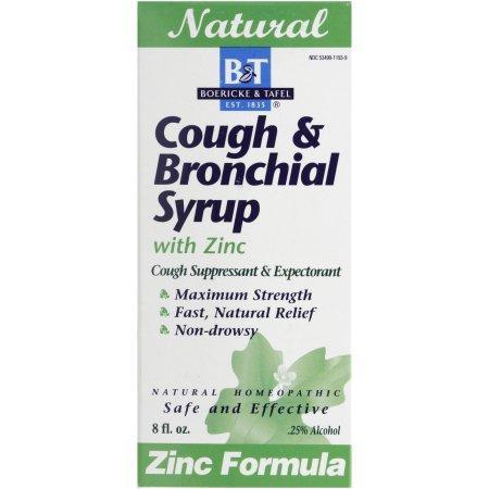 Cough & Bronchial Syrup with Zinc - 8 oz