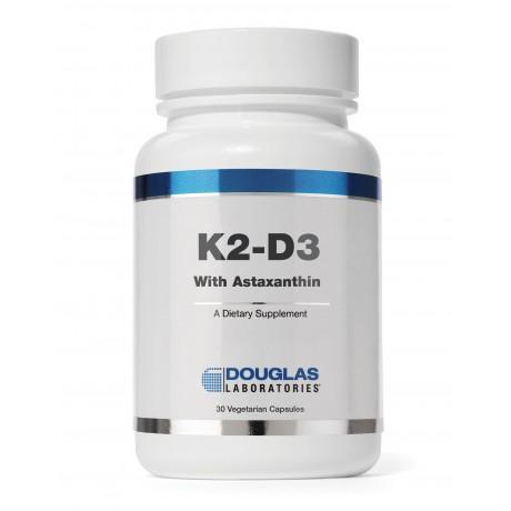 K2-D3 w/Astaxanthin - 30 Vegetarian Capsules