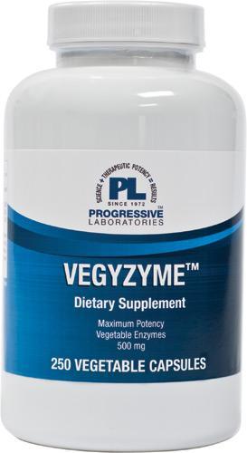 Vegyzyme 500 mg - 250 Capsules