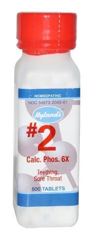 #2 Calc. Phos. 6X - 500 Tablets