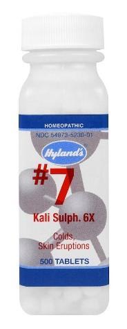 Kali Sulph #7 6x - 500 Tablets