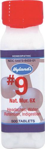 Natrum Mur #9 6x - 500 Tablets
