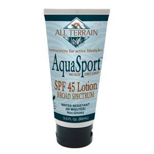 AquaSport SPF45 Sunscreen Lotion - 3 oz