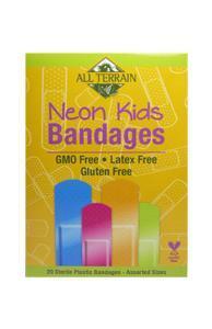 Kids Neon Bandages - 20 Pieces