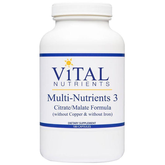 Multi-Nutrients 3 Citrate/Malate - 180 Capsules