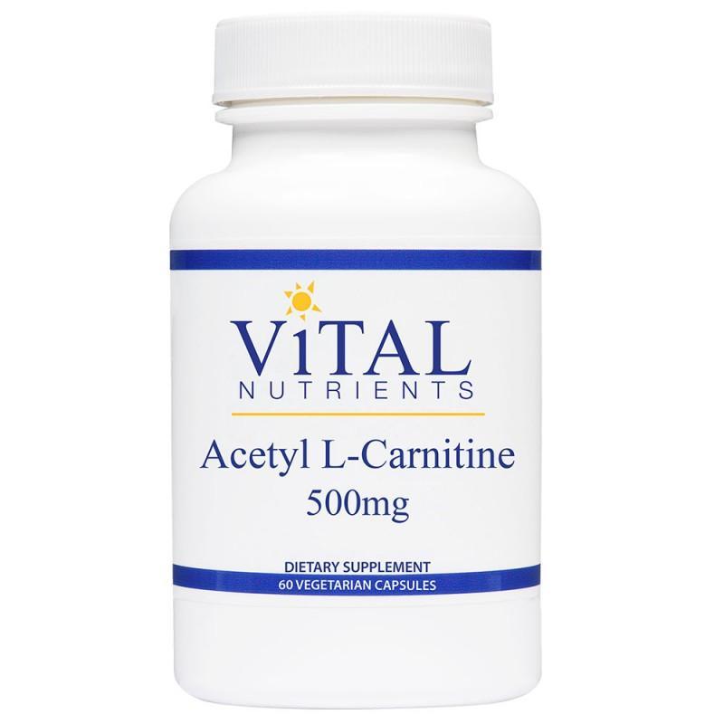 Acetyl L-Carnitine 500 mg - 60 Vegetarian Capsules