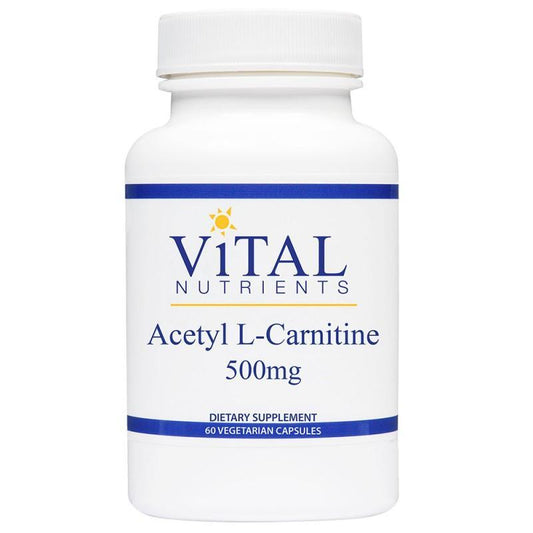 Acetyl L-Carnitine 500 mg - 60 Vegetarian Capsules