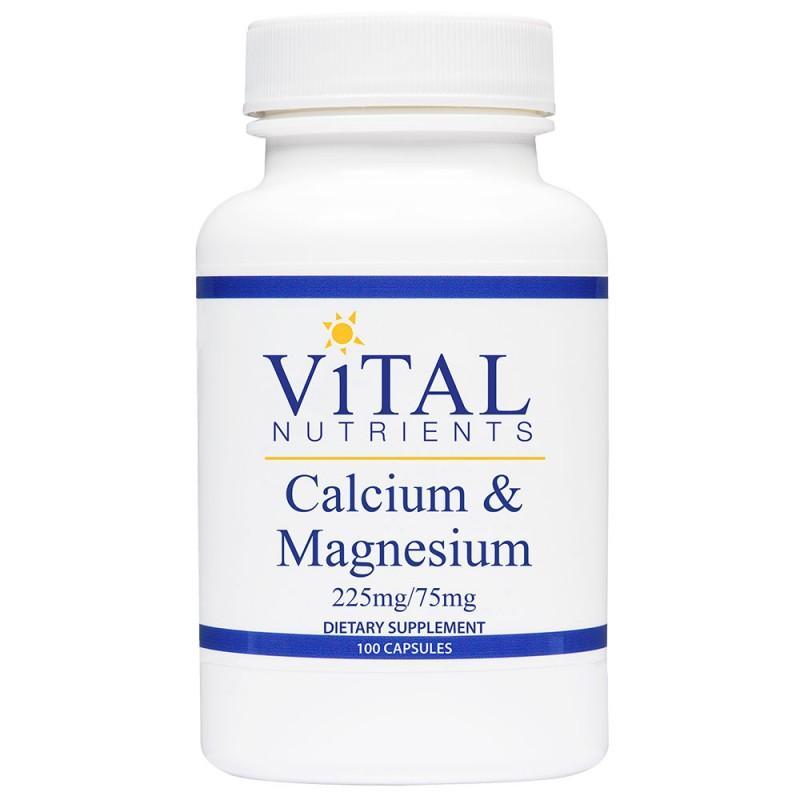 Calcium & Magnesium 225mg/75 mg - 100 Capsules
