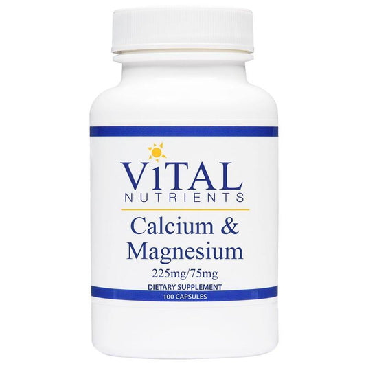 Calcium & Magnesium 225mg/75 mg - 100 Capsules