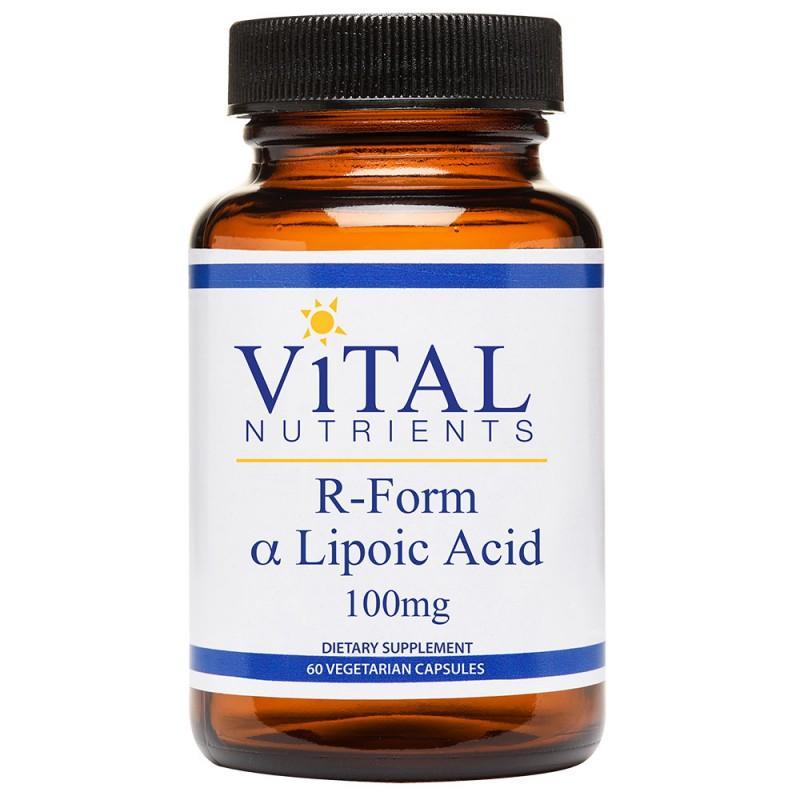 R-Form Alpha Lipoic Acid 100 mg - 60 Capsules