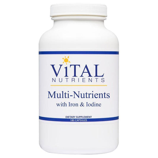 Multi-Nutrients w/ Iron & Iodine - 180 Capsules