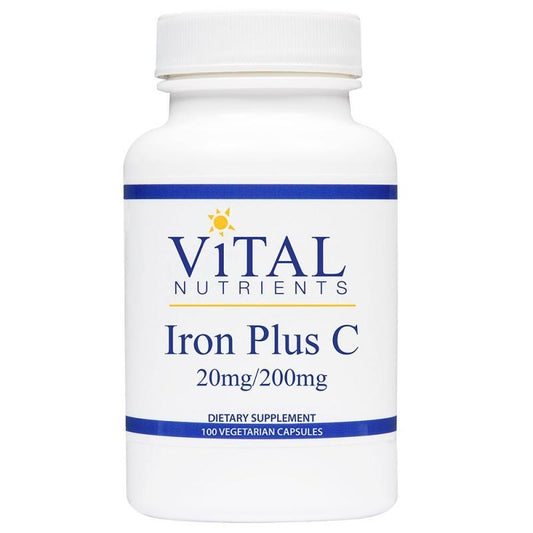 Iron Plus C - 100 Vegetarian Capsules