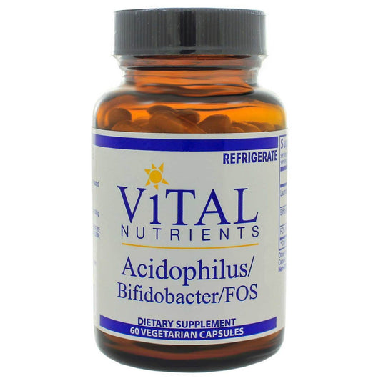 Acidophilus/Bifidobacter/FOS - 60 Vegetarian Capsules